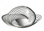 Alessi TRINITY Kosz na Owoce 33 cm / Srebrny Polerowany w sklepie internetowym DesignForHome.pl