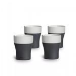 Magisso COOLING Ceramiczne Chłodzące Kieliszki do Wódki, Likieru 50 ml 4 Szt. / Czarne w sklepie internetowym DesignForHome.pl