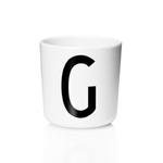 Design Letters AJ Kids - Kubek z Melaminy - Litera G w sklepie internetowym DesignForHome.pl