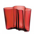 Iittala AALVAR AALTO Wazon do Kwiatów 16 cm / Czerwony Cranberry w sklepie internetowym DesignForHome.pl