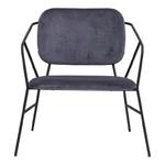 House Doctor KLEVER Krzesło Lounge Chair - Szare w sklepie internetowym DesignForHome.pl