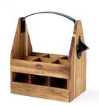 Holm WOODEN Drewniana Skrzynka z Otwieraczem na Butelki Piwa / Oliwy / Przypraw w sklepie internetowym DesignForHome.pl