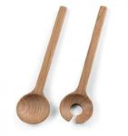 Bitz OAK Drewniane Łyżki do Serwowania Sałaty 24 cm / Dębowe w sklepie internetowym DesignForHome.pl