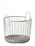 ZONE Denmark INU Metalowy Kosz do Przechowywania 30 cm Taupe w sklepie internetowym DesignForHome.pl