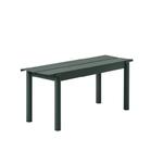 Muuto LINEAR Ławka Ogrodowa / Stalowa 110 cm Ciemnozielona w sklepie internetowym DesignForHome.pl