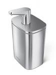 Simplehuman STEEL Stalowy Dozownik do Mydła w Płynie 473 ml Srebrny Matowy z Powłoką Antybakteryjną w sklepie internetowym DesignForHome.pl