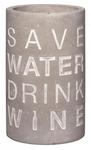 Rader HOME Kubełek - Cooler do Wina z Betonu - Save Water Drink Wine w sklepie internetowym DesignForHome.pl