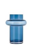 Lyngby Glass TUBE Wazon do Kwiatów 20 cm / Niebieski w sklepie internetowym DesignForHome.pl