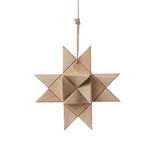 boyhood CHRISTMAS Zawieszka Świąteczna - Drewniana Gwiazda Fröbelstar 20 cm Dąb Naturalny w sklepie internetowym DesignForHome.pl