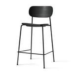 Menu CO COUNTER Hoker - Krzesło Barowe 94,5 cm Rama Czarna / Siedzisko Dąb Czarny w sklepie internetowym DesignForHome.pl