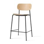 Menu CO COUNTER Hoker - Krzesło Barowe 94,5 cm Rama Czarna / Siedzisko Dąb Naturalny w sklepie internetowym DesignForHome.pl