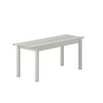 Muuto LINEAR Ławka Ogrodowa / Stalowa 110 cm Szara w sklepie internetowym DesignForHome.pl