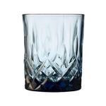 Lyngby Glass SORRENTO Kolorowe Szklanki do Drinków, Whisky 320 ml 4 Szt. / Niebieskie w sklepie internetowym DesignForHome.pl