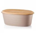 Guzzini TERRA Chlebak z Bambusową Deską / Taupe w sklepie internetowym DesignForHome.pl