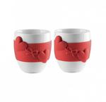 Guzzini LOVE Filiżanki do Kawy Espresso 2 Szt. / Czerwone w sklepie internetowym DesignForHome.pl