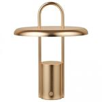 Stelton PIER Bezprzewodowa Lampa LED 25 cm / Złota w sklepie internetowym DesignForHome.pl