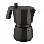 Alessi MOKA Kawiarka - Zaparzacz do Kawy 300 ml / Czarna w sklepie internetowym DesignForHome.pl