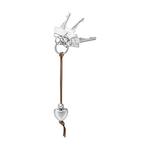 Georg Jensen HEART Brelok do Kluczy na Skórzanym Sznurku / Serce w sklepie internetowym DesignForHome.pl