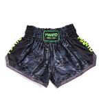 Manto spodenki MUAY THAI SILVER -czarne w sklepie internetowym FightSklep.pl