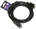Przewód, kabel do monitora 1,5M SVGA wtyk-wyk z filtrem w sklepie internetowym CentrumElektroniki.pl