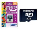 Karta pamięci micro sd 2gb z 1 adapterem SD Integral w sklepie internetowym CentrumElektroniki.pl