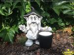 Troll z doniczką - figurka ceramiczna ogrodowa w sklepie internetowym i-ceramika.pl