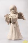 Anioł z harfą - figurka ceramiczna w sklepie internetowym i-ceramika.pl