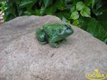 Żabka mała - figurka ceramiczna ogrodowa w sklepie internetowym i-ceramika.pl