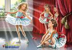 Puzzle 120 el. Ballet Class Castorland w sklepie internetowym Bawisklep.pl