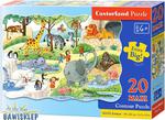 Puzzle 20 el. MAXI Contyour At the Zoo Castorland w sklepie internetowym Bawisklep.pl