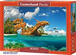 Puzzle 1000 el. Dolphin Paradise Castorland w sklepie internetowym Bawisklep.pl