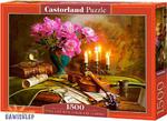 Puzzle 1500 el. Still Life with Violin and Flowers w sklepie internetowym Bawisklep.pl