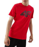 T-shirt męski 4F AW23TTSHM0877 - czerwony w sklepie internetowym eStilex