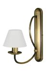 Elegancki kinkiet z abażurem KORNE 1390/K1/1S/01/Le w sklepie internetowym goldsun-lampy