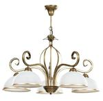 Lampa 5-ramienna do pokoju złota VIVRA 5 GOLD 11149/5/E w sklepie internetowym goldsun-lampy