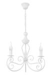 Biały żyrandol świecznikowy do sypialni 3-ramienny DALIA 1374-3/BIA w sklepie internetowym goldsun-lampy
