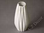 Wazon ceramiczny EVITA matowa biel 24cm [AZ02523] w sklepie internetowym A-Z-Decor.pl