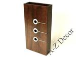 Nowoczesny wazon drewniany ESPIRO 41cm [002576] w sklepie internetowym A-Z-Decor.pl