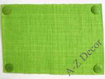 Zielona podkładka na stół z rafii z kokosowymi kołami [AZ01087] w sklepie internetowym A-Z-Decor.pl