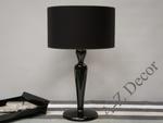 Czarna drewniana lampa stołowa NIGRA 59cm [AZ01116] w sklepie internetowym A-Z-Decor.pl