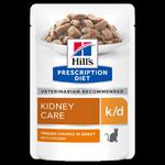 Hill's PD Feline k/d Kidney Care Chicken, saszetki dla kotów na nerki, 12 x 85 g w sklepie internetowym etamicus.pl/