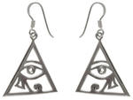 Kolczyki oko Horusa amulet talizman k2399- 2,7g. w sklepie internetowym hurt.falana.pl