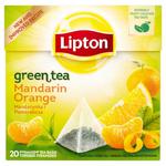 Herbata eksp. LIPTON piramidka Green Tea Mandarian w sklepie internetowym Biurowe-zakupy.pl