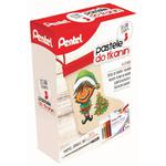 Kredki PENTEL pastele do tkanin PTS7+BN15 skarpeta w sklepie internetowym Biurowe-zakupy.pl