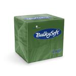 Serwetki BulkySoft 24x24cm op.100 - zielone w sklepie internetowym Biurowe-zakupy.pl
