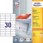 Etykiety AVERY ZWECKFORM uniw. 70x29,7 (30) 3489 w sklepie internetowym Biurowe-zakupy.pl