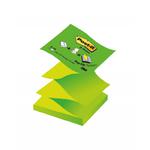 Karteczki POST-IT 76x76 Z-Notes R330NAG - zielony w sklepie internetowym Biurowe-zakupy.pl