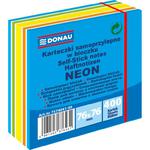 Karteczki samop. DONAU 76x76 400k neon - niebieski w sklepie internetowym Biurowe-zakupy.pl