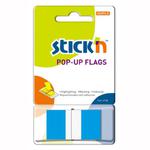 Zakładki STICK'N 26024 45x25 biało/niebieskie w sklepie internetowym Biurowe-zakupy.pl