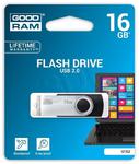 Goodram Flashdrive Twister 16GB USB 2.0 czarny w sklepie internetowym Biurowe-zakupy.pl